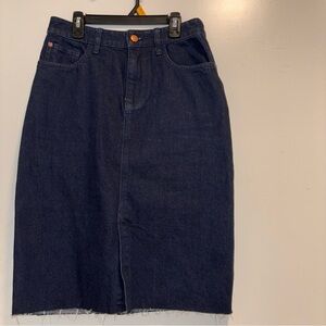 FREE PEOPLE Wild Roses Midi Skirt Sz 27